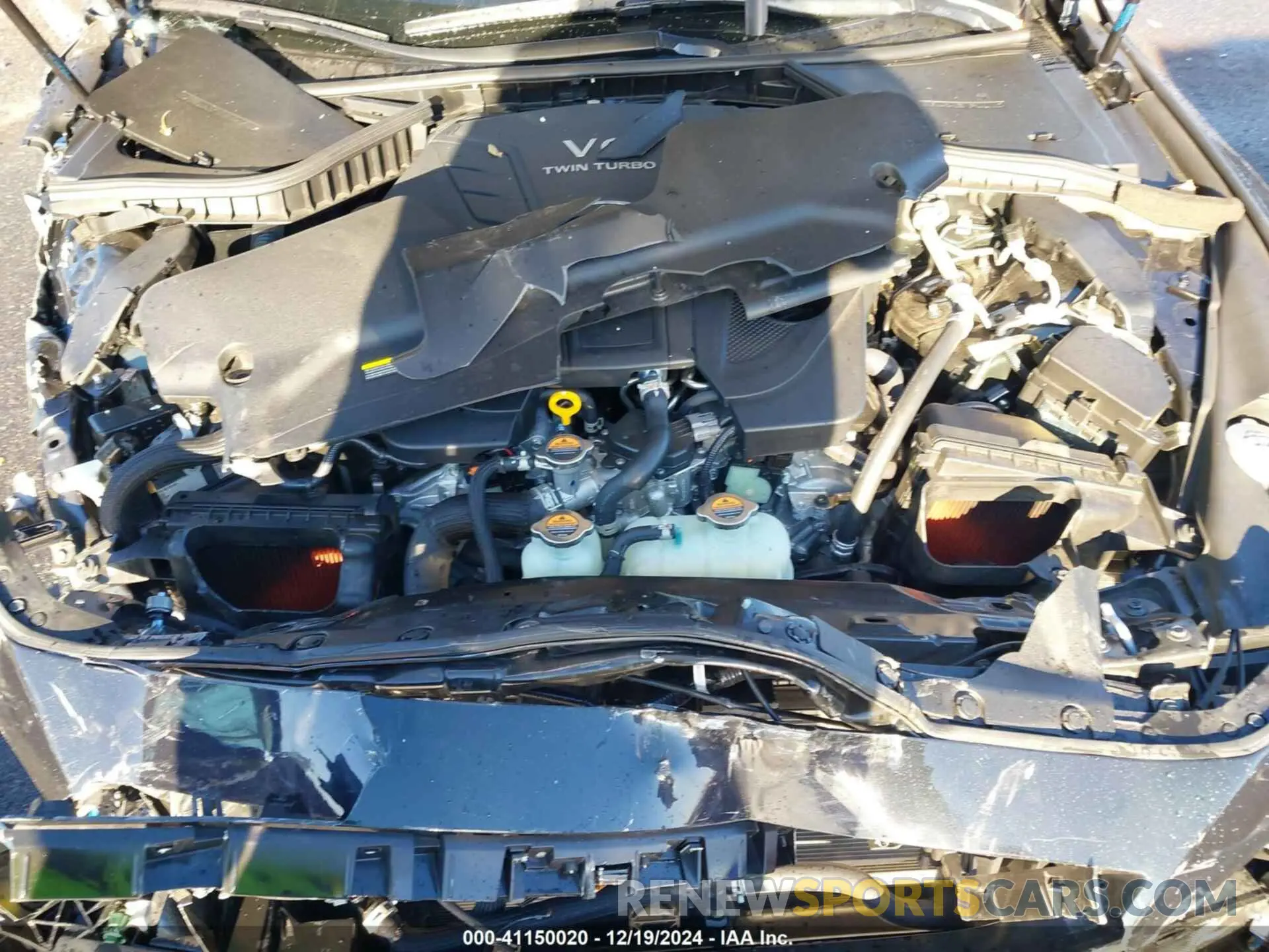 10 fotografías del automóvil dañado JN1FV7DR5RM680385 INFINITI Q50 2024