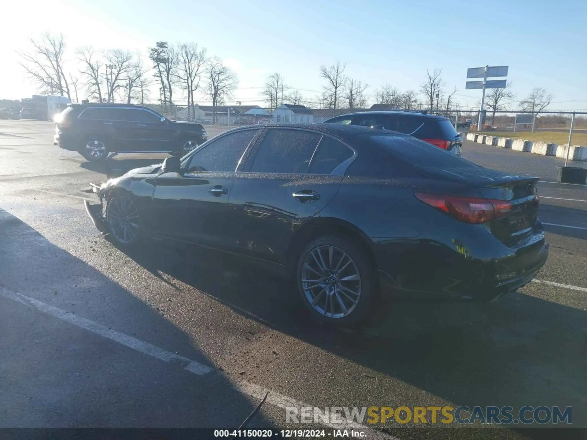 3 fotografías del automóvil dañado JN1FV7DR5RM680385 INFINITI Q50 2024