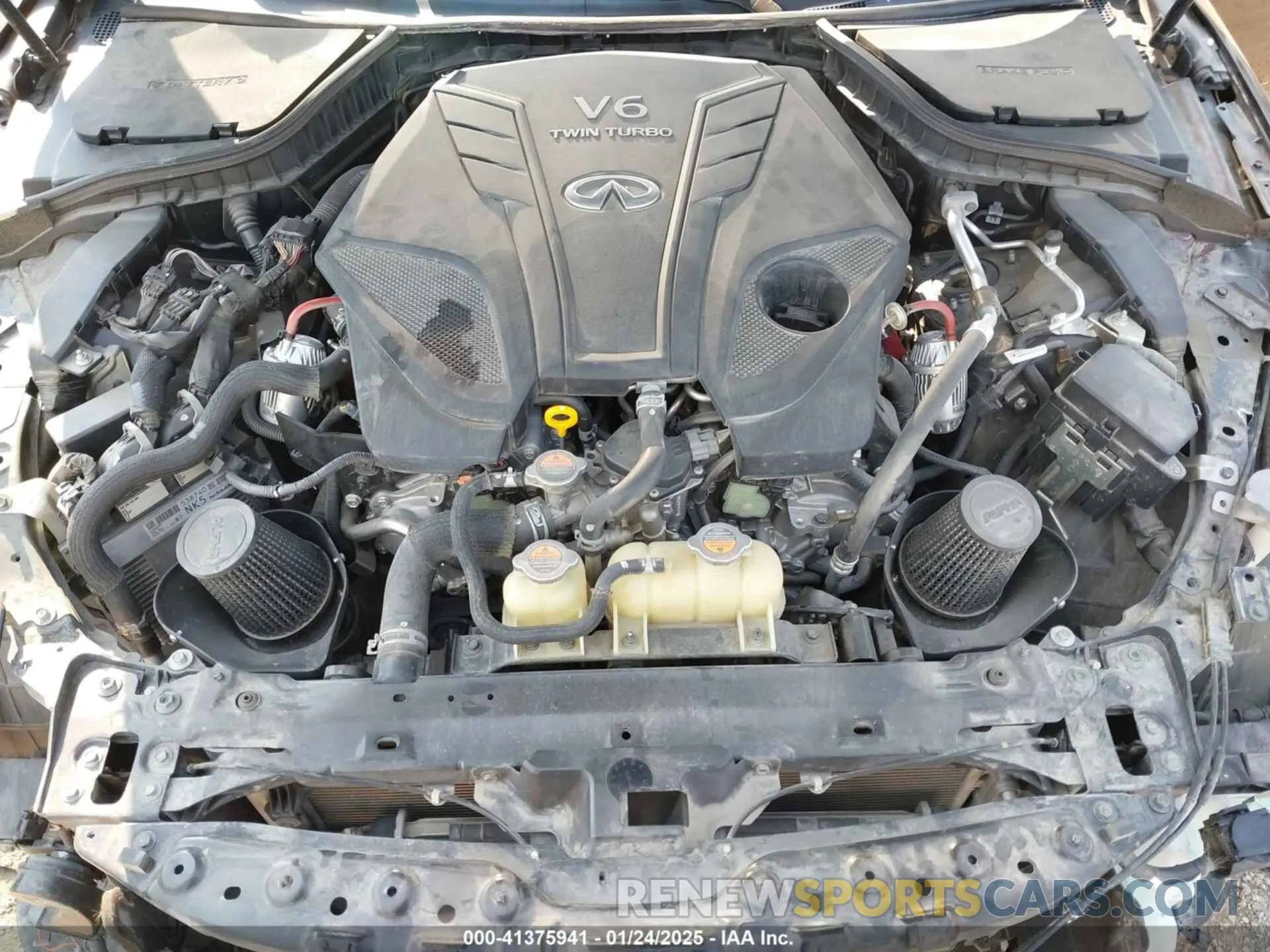 10 fotografías del automóvil dañado JN1EV7EK1KM230848 INFINITI Q60 2019
