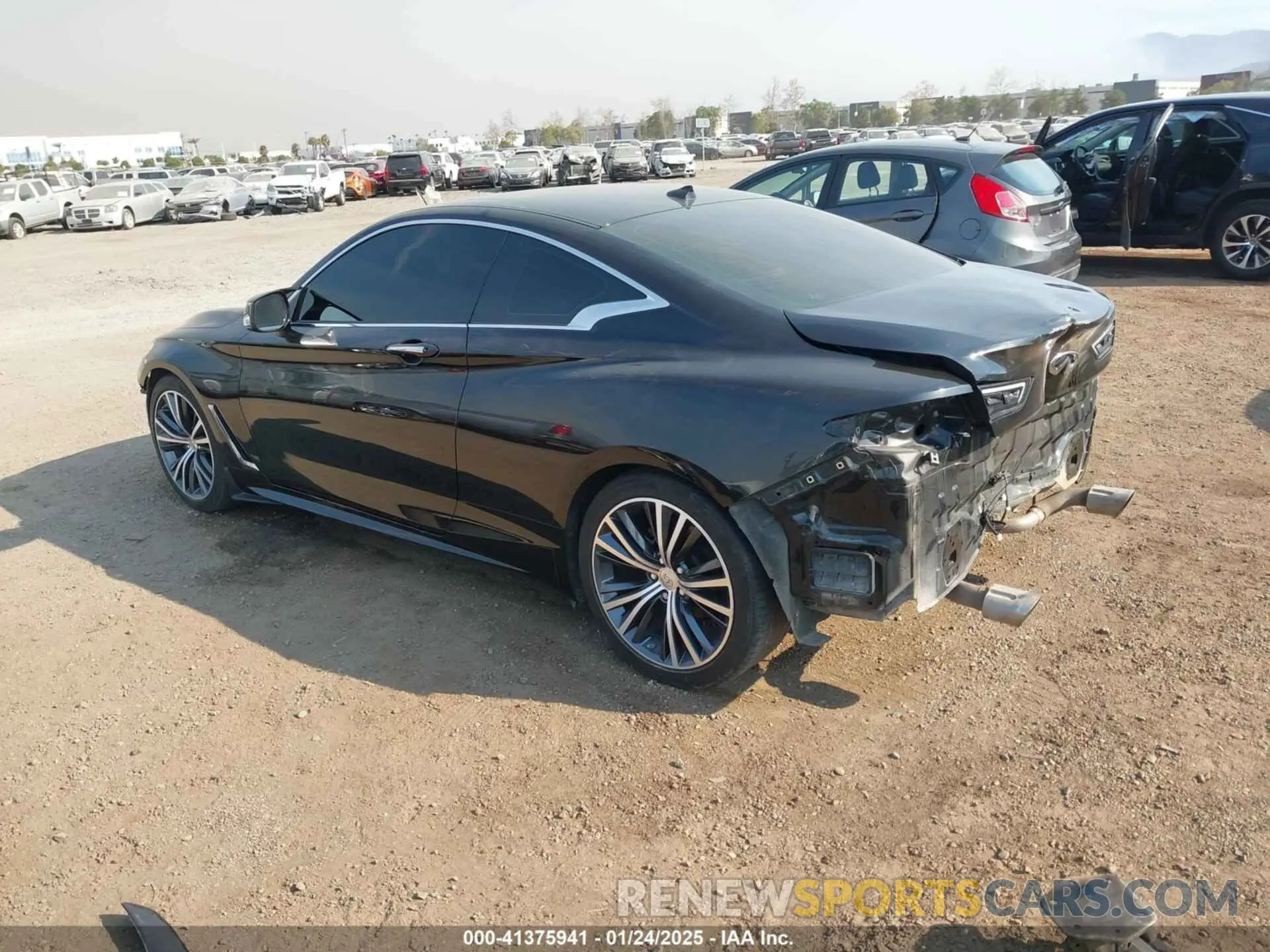 3 fotografías del automóvil dañado JN1EV7EK1KM230848 INFINITI Q60 2019