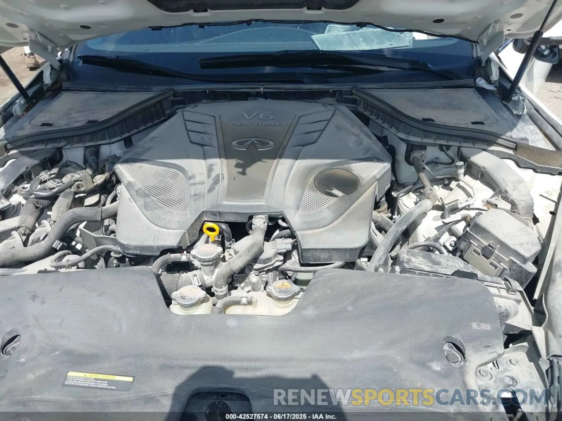 10 fotografías del automóvil dañado JN1EV7EK2KM230521 INFINITI Q60 2019