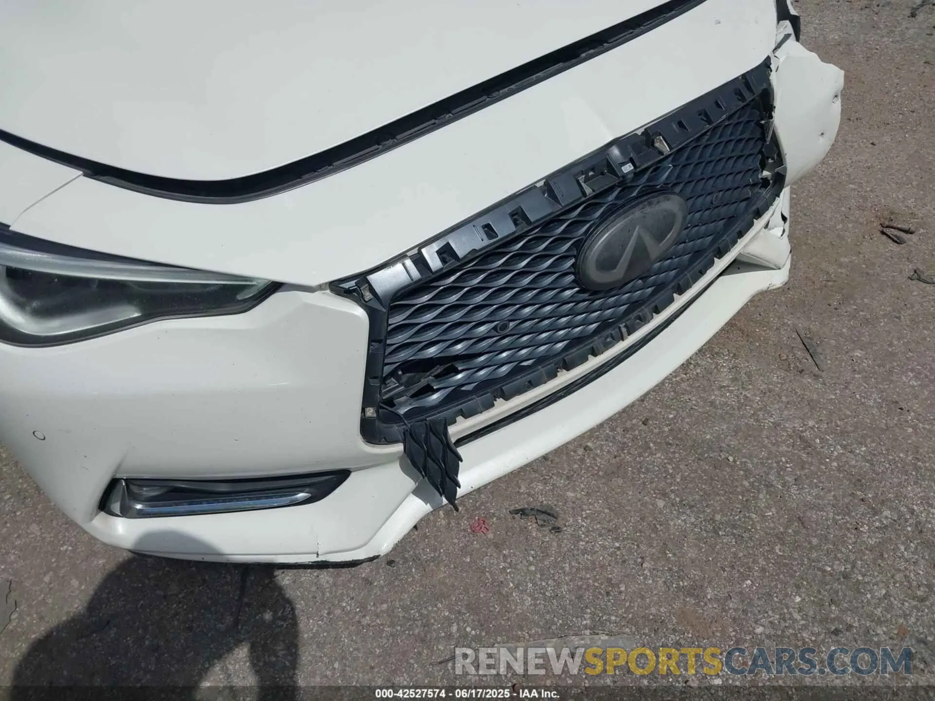 6 fotografías del automóvil dañado JN1EV7EK2KM230521 INFINITI Q60 2019