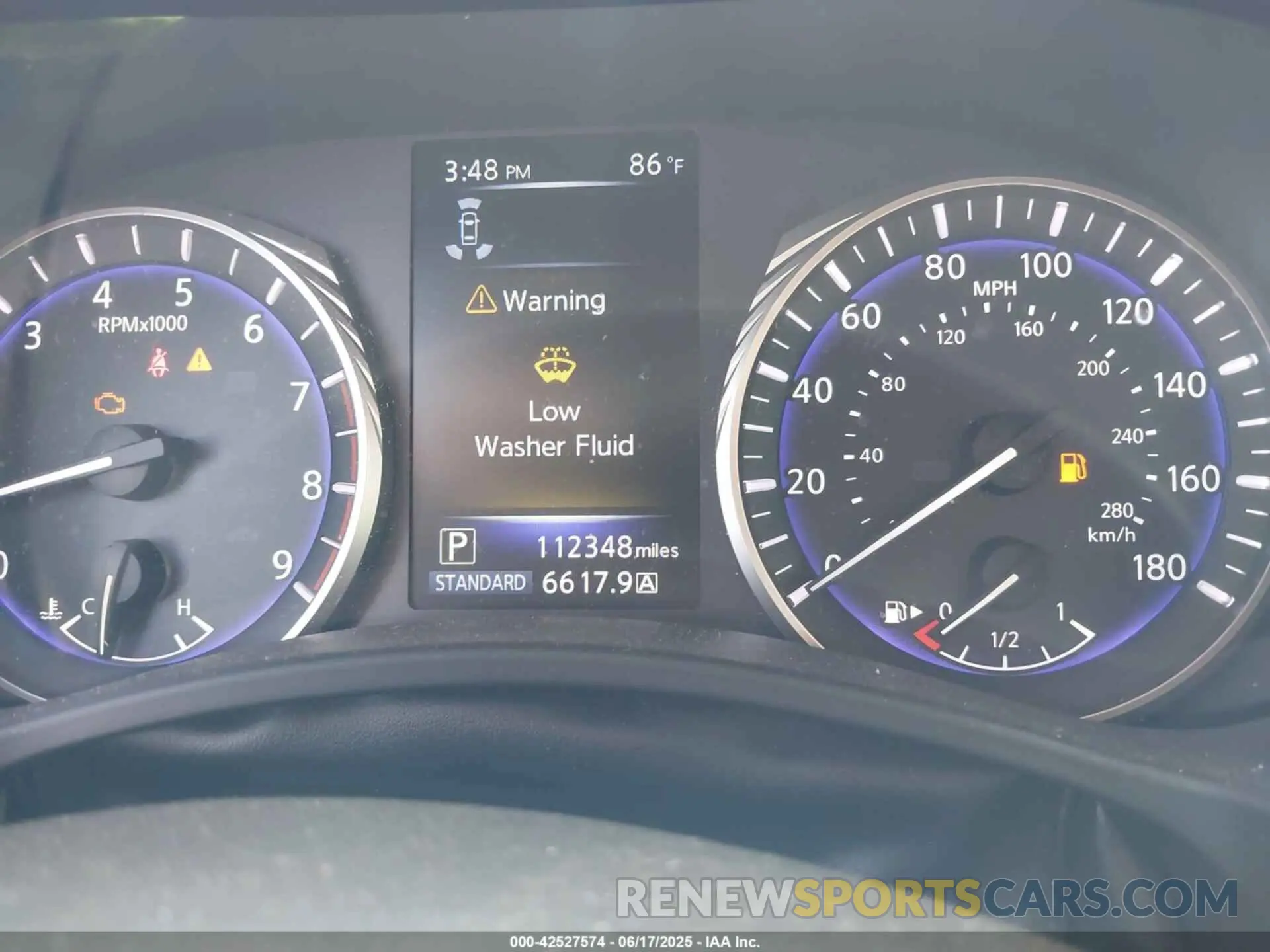 7 fotografías del automóvil dañado JN1EV7EK2KM230521 INFINITI Q60 2019