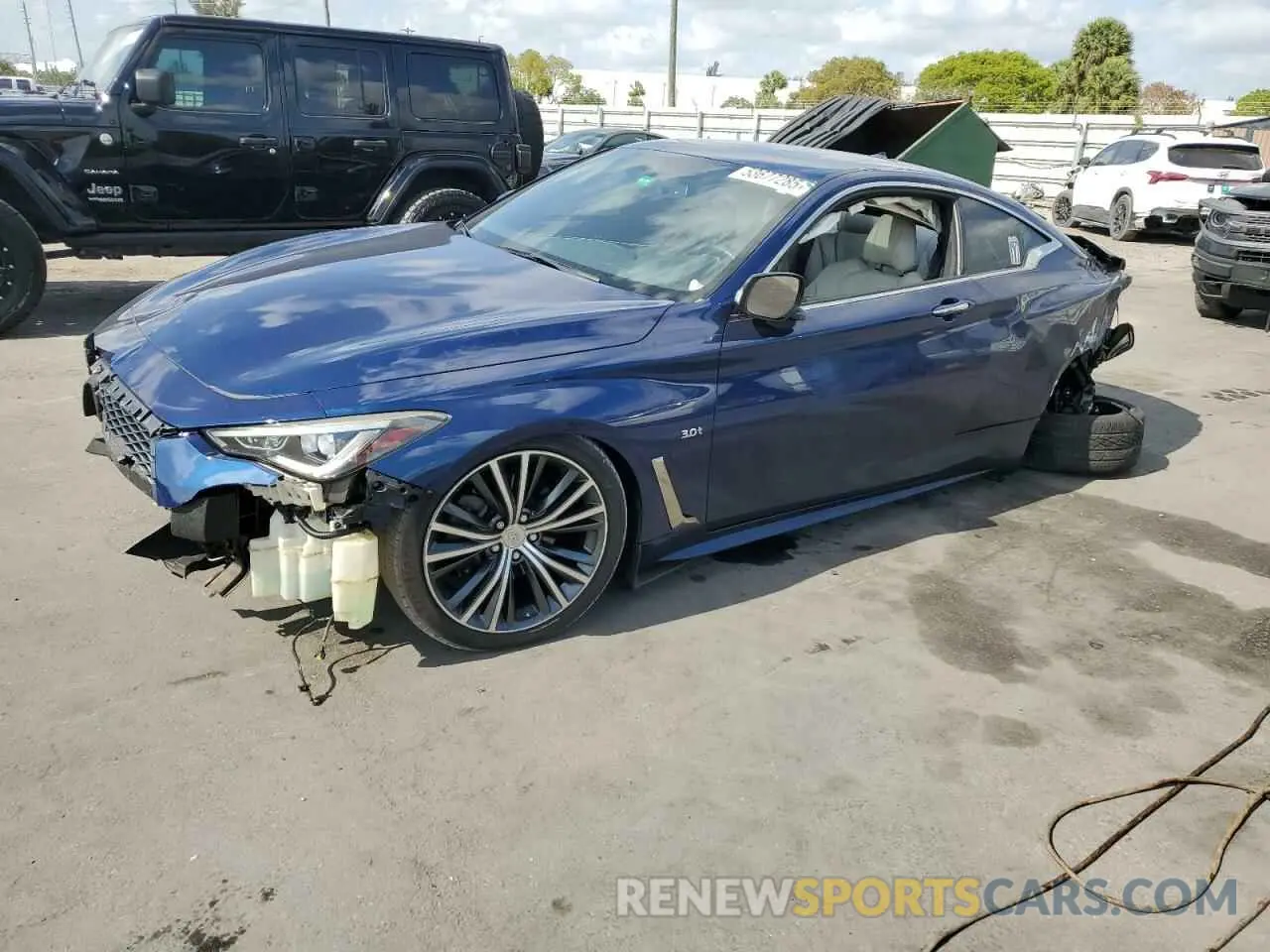1 fotografías del automóvil dañado JN1EV7EK3KM231094 INFINITI Q60 2019