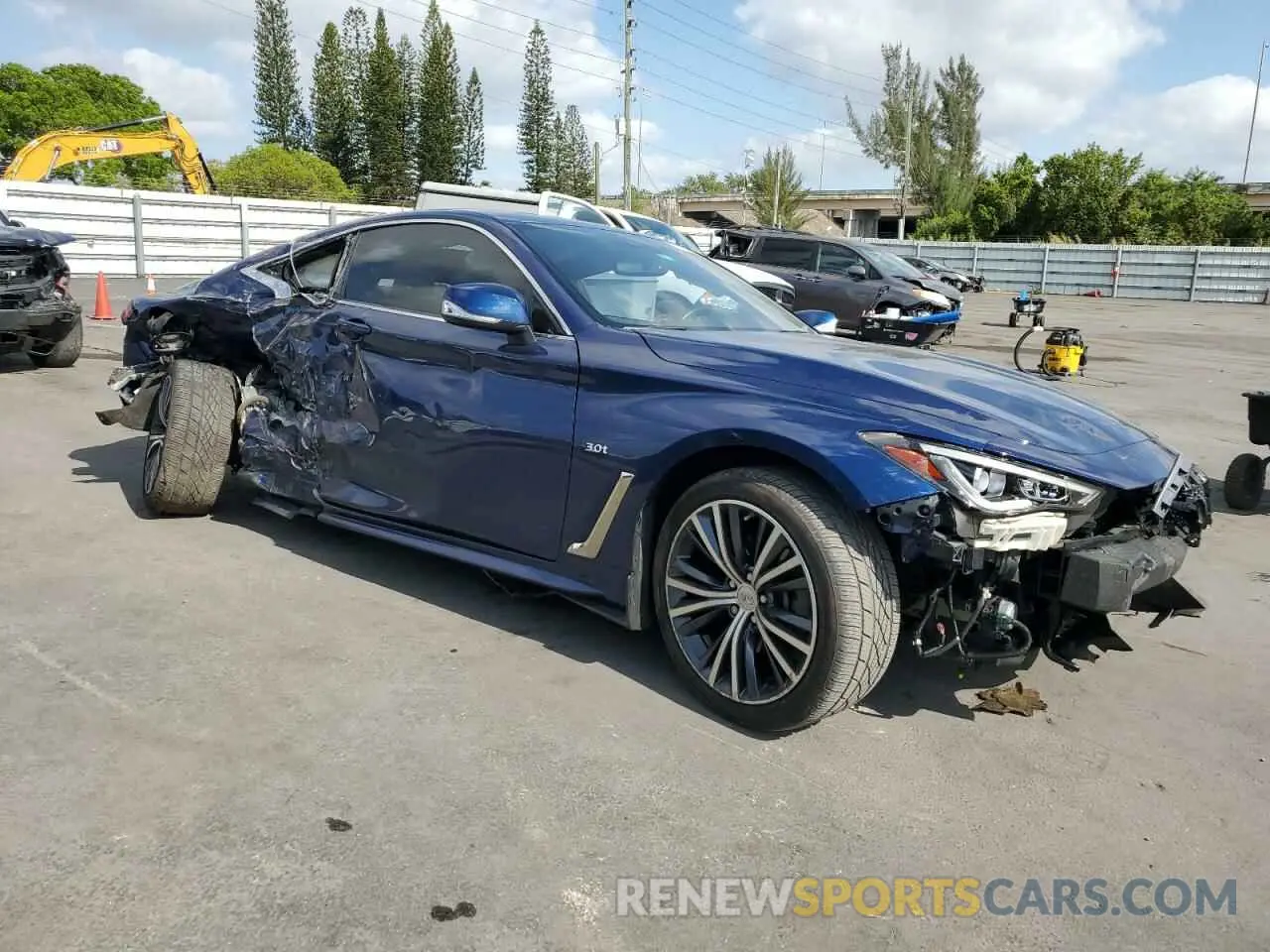 4 fotografías del automóvil dañado JN1EV7EK3KM231094 INFINITI Q60 2019