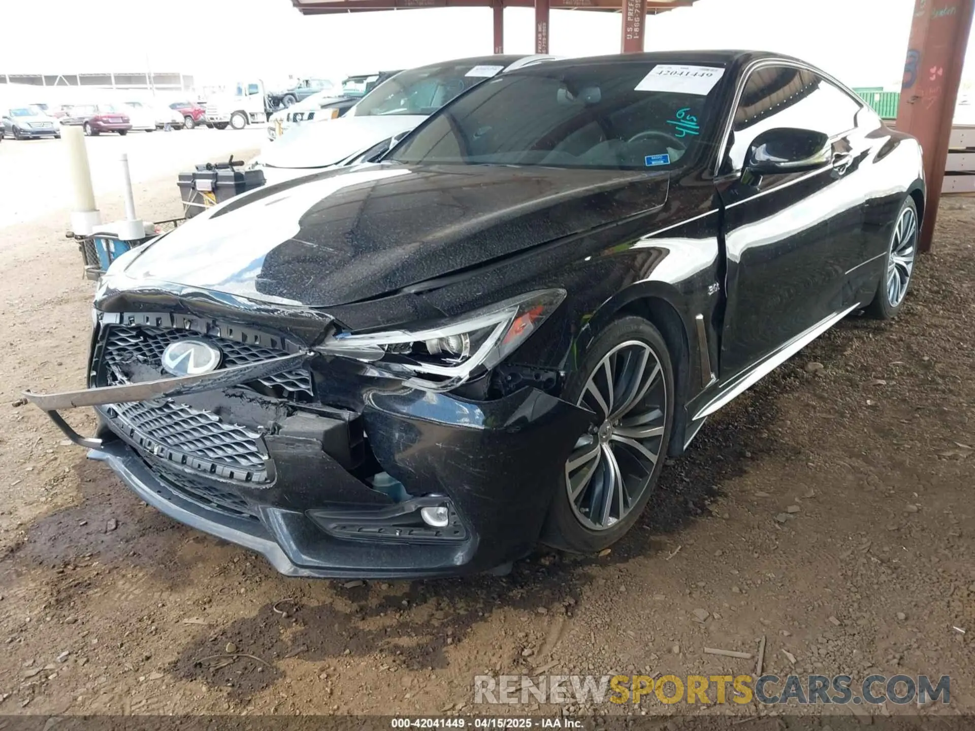 2 fotografías del automóvil dañado JN1EV7EK5KM230979 INFINITI Q60 2019