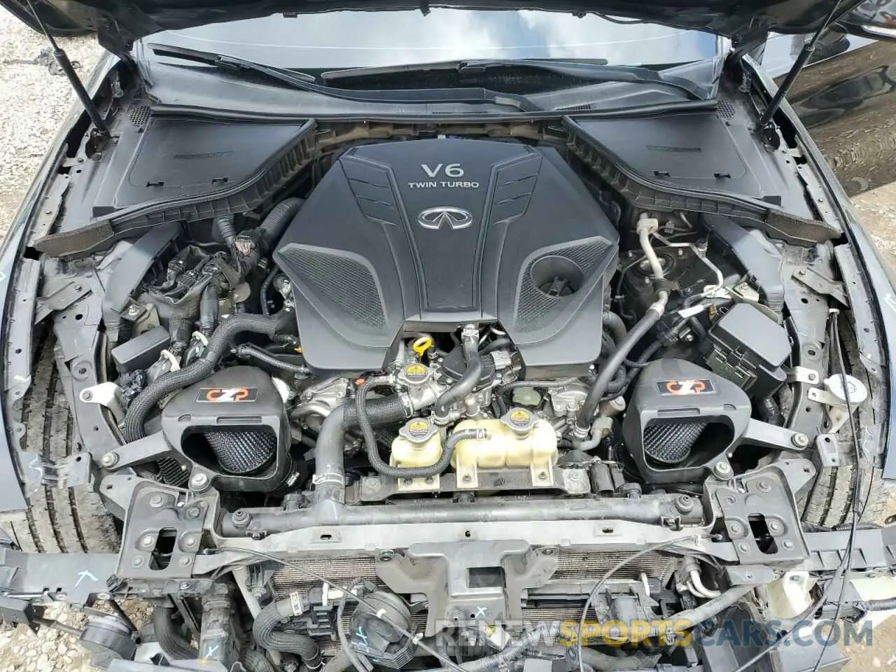 11 fotografías del automóvil dañado JN1EV7EK6KM230568 INFINITI Q60 2019