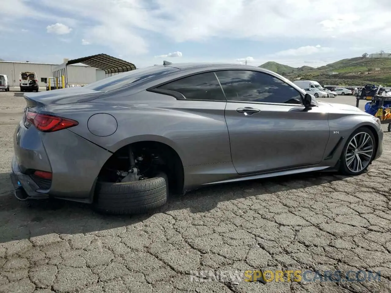 3 fotografías del automóvil dañado JN1EV7EK7KM231745 INFINITI Q60 2019