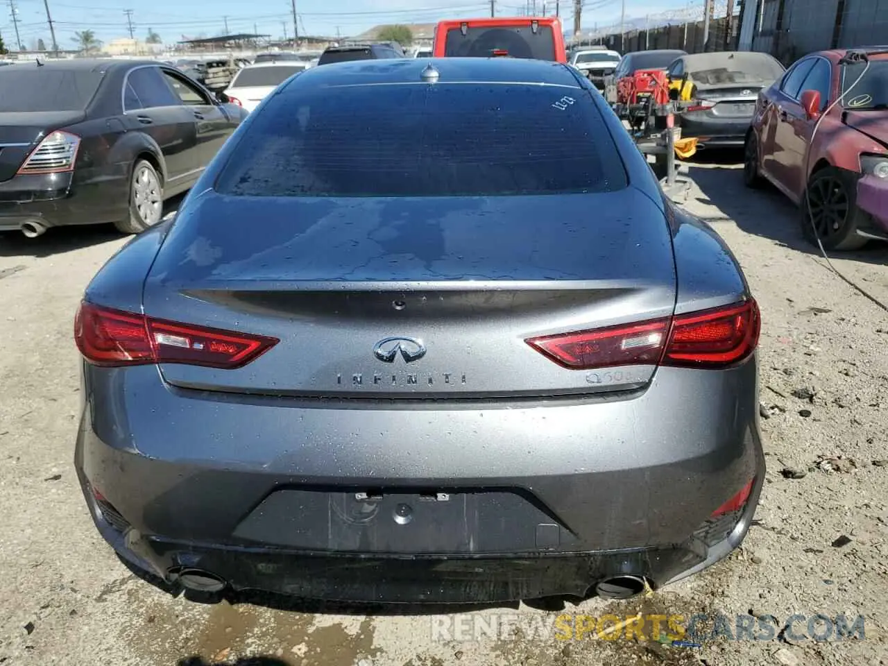 6 fotografías del automóvil dañado JN1EV7EK8KM230880 INFINITI Q60 2019