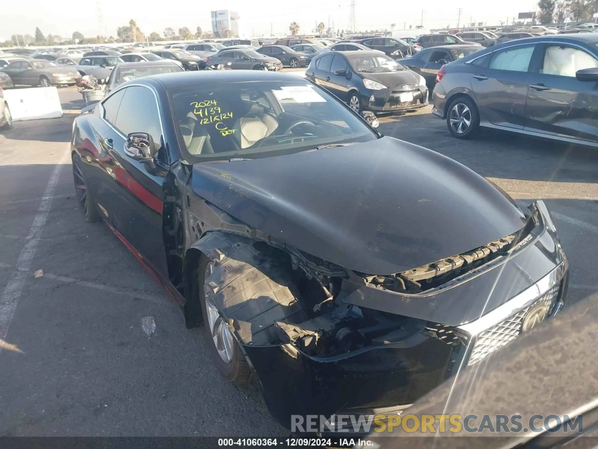 1 fotografías del automóvil dañado JN1EV7EK9KM231469 INFINITI Q60 2019