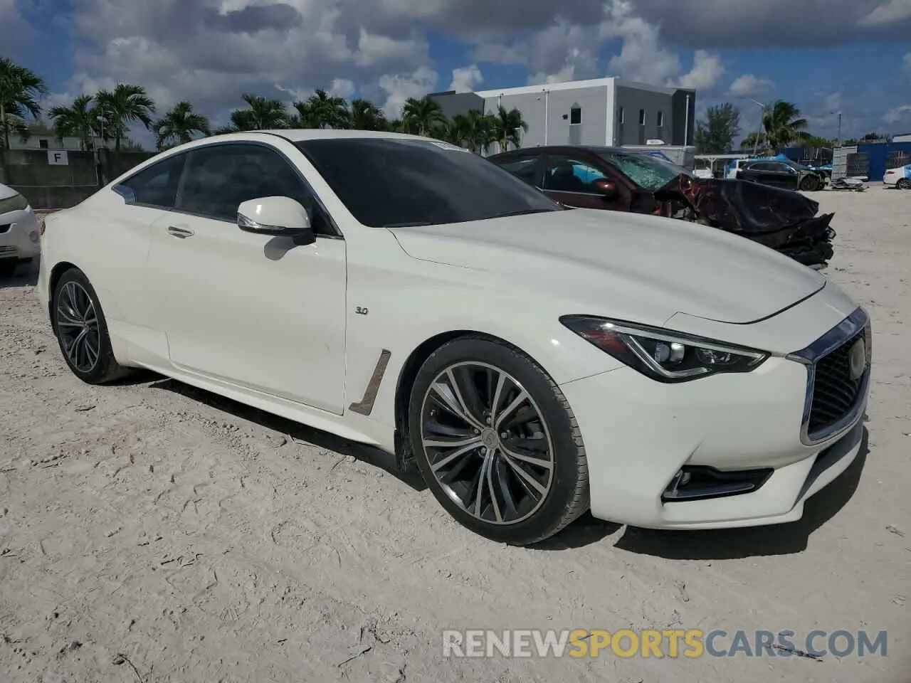 4 fotografías del automóvil dañado JN1EV7EKXKM231478 INFINITI Q60 2019