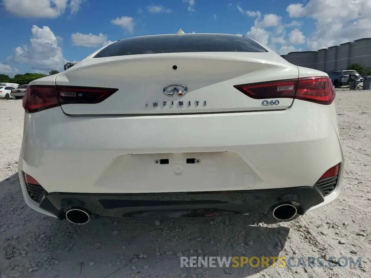 6 fotografías del automóvil dañado JN1EV7EKXKM231478 INFINITI Q60 2019