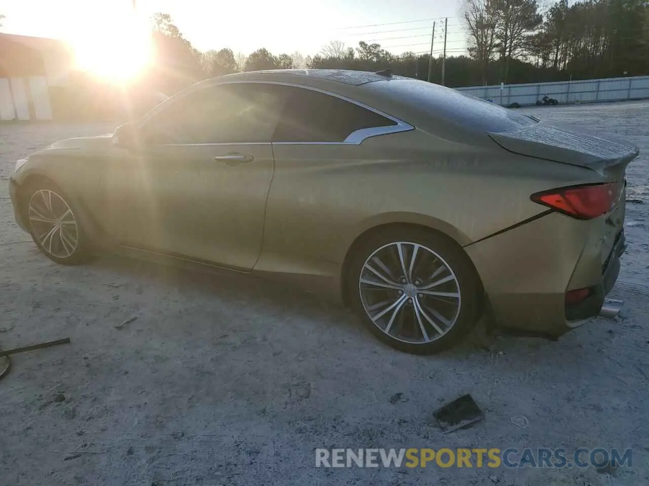 2 fotografías del automóvil dañado JN1EV7EL0KM290127 INFINITI Q60 2019