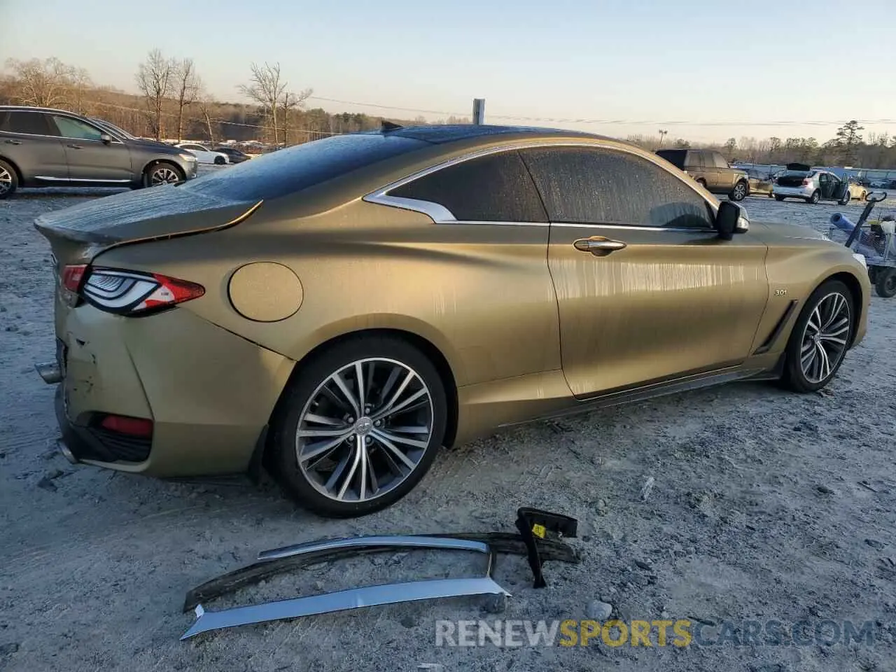 3 fotografías del automóvil dañado JN1EV7EL0KM290127 INFINITI Q60 2019