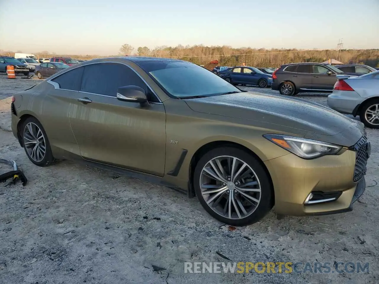 4 fotografías del automóvil dañado JN1EV7EL0KM290127 INFINITI Q60 2019