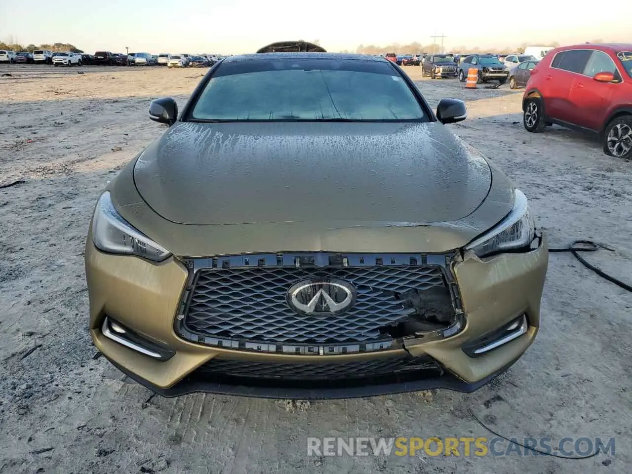 5 fotografías del automóvil dañado JN1EV7EL0KM290127 INFINITI Q60 2019