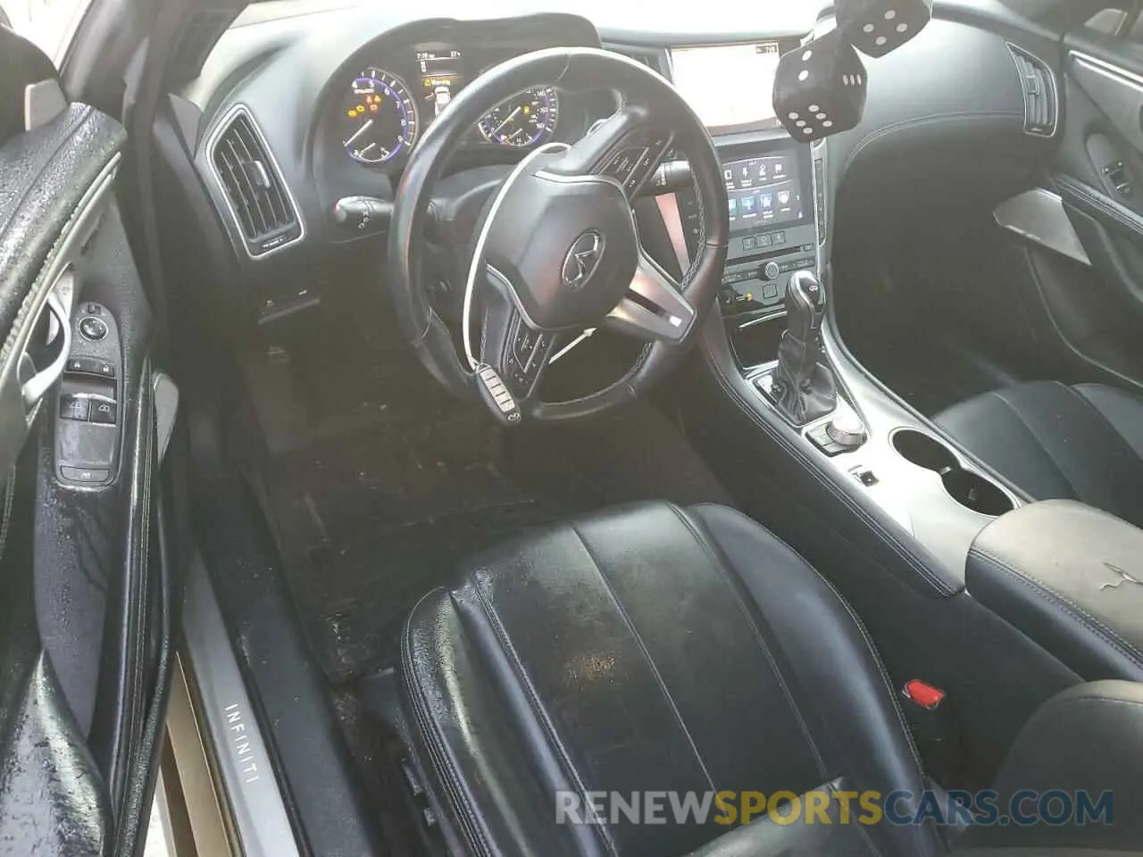 8 fotografías del automóvil dañado JN1EV7EL0KM290127 INFINITI Q60 2019