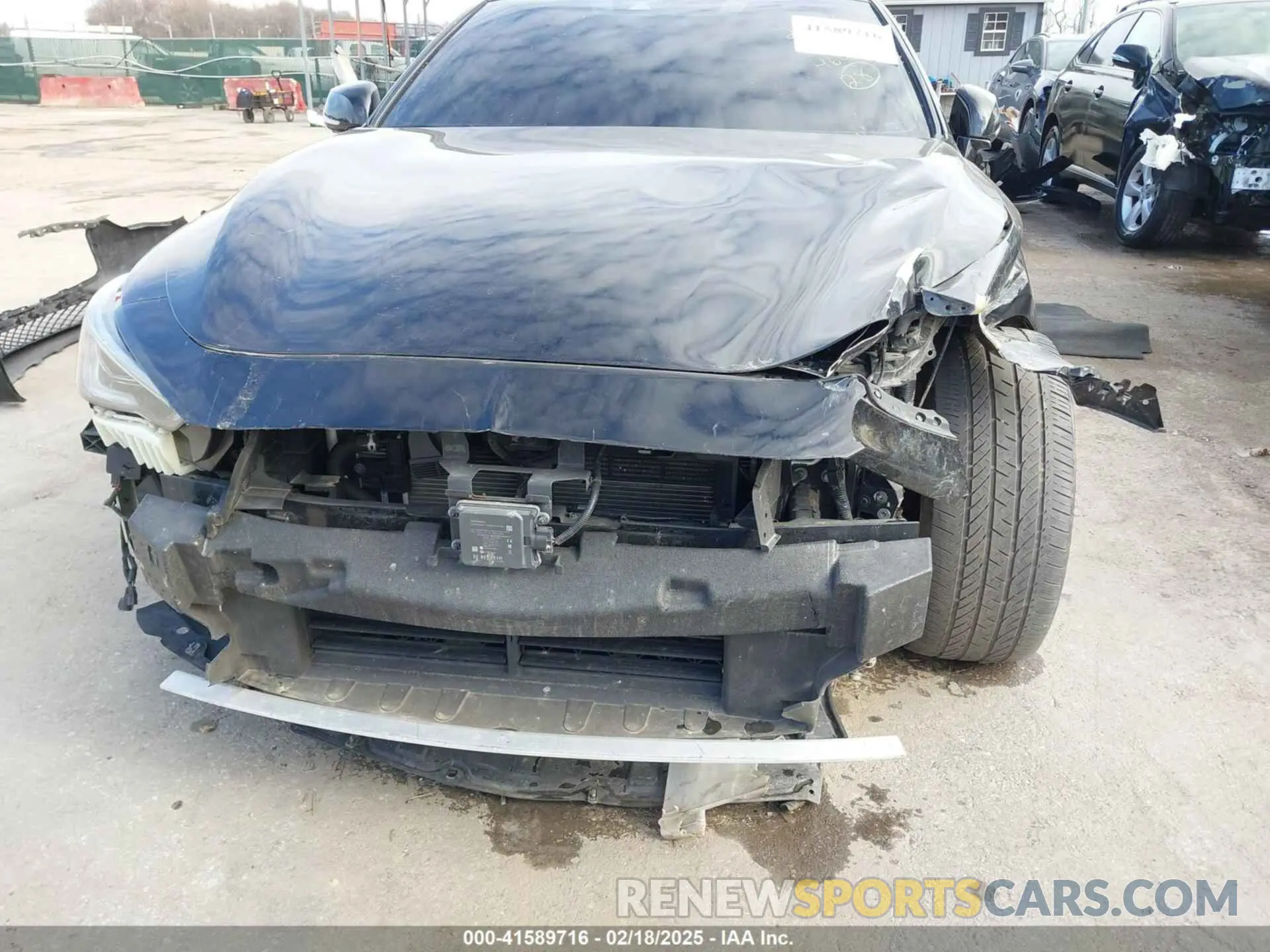 6 fotografías del automóvil dañado JN1EV7EL0KM291021 INFINITI Q60 2019