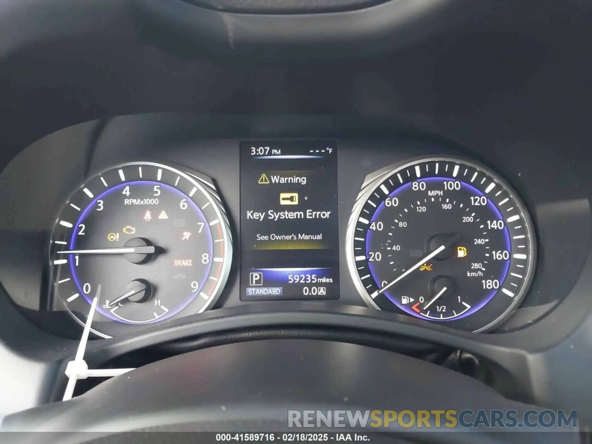7 fotografías del automóvil dañado JN1EV7EL0KM291021 INFINITI Q60 2019
