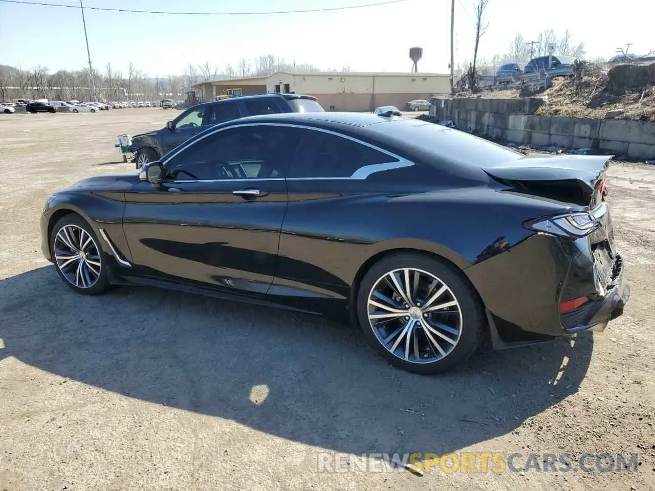 2 fotografías del automóvil dañado JN1EV7EL0KM291441 INFINITI Q60 2019