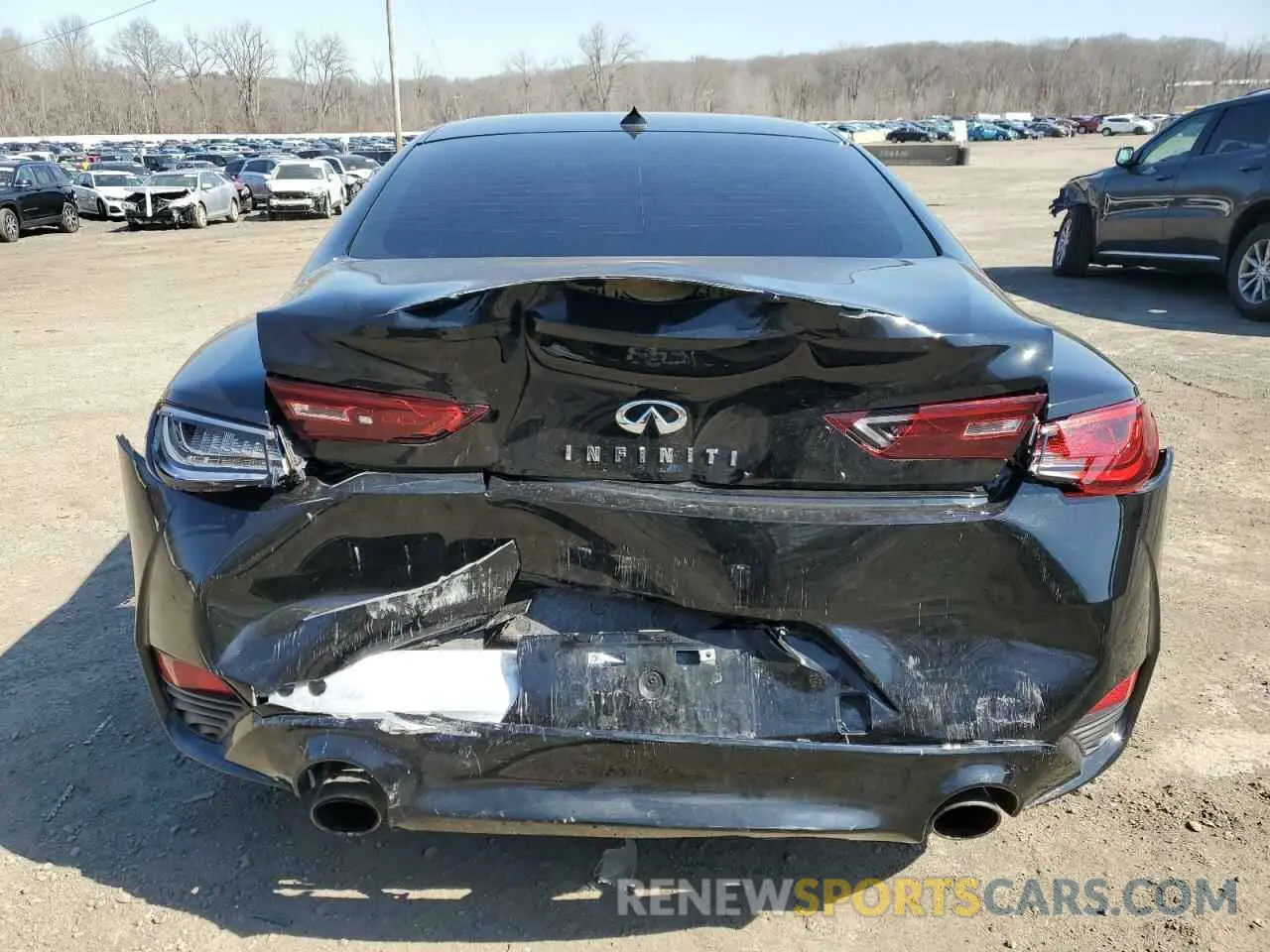 6 fotografías del automóvil dañado JN1EV7EL0KM291441 INFINITI Q60 2019