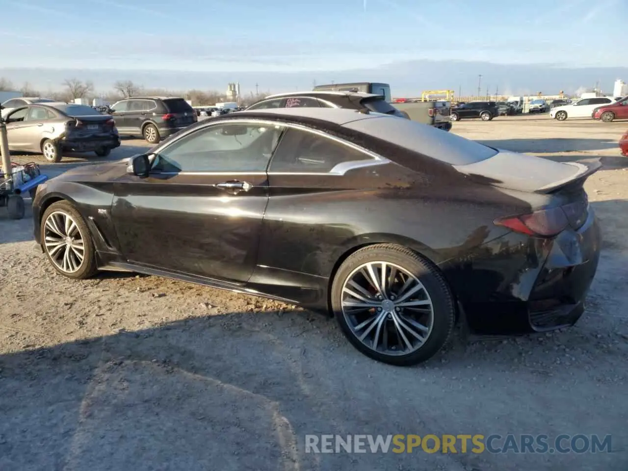 2 fotografías del automóvil dañado JN1EV7EL2KM290162 INFINITI Q60 2019