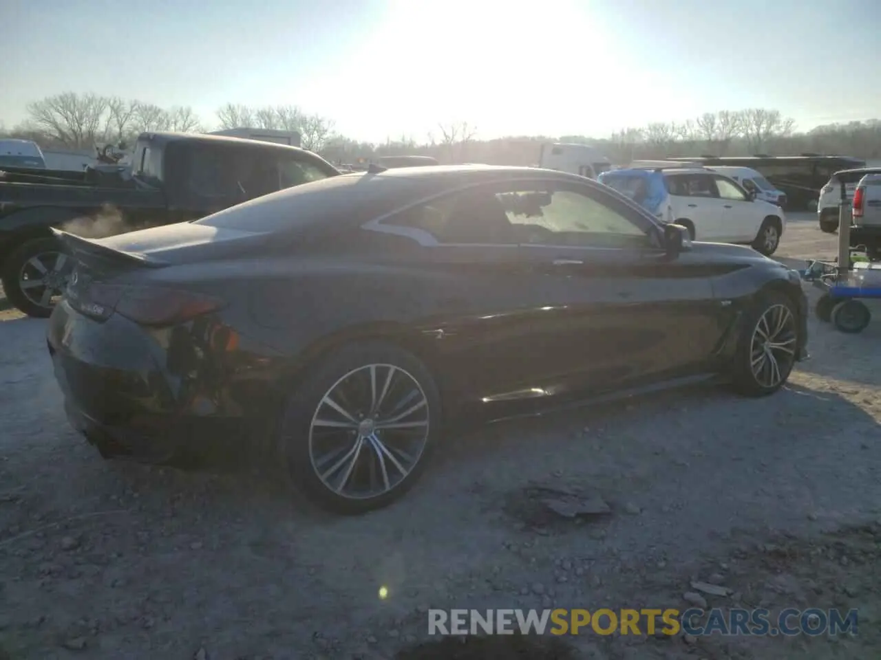 3 fotografías del automóvil dañado JN1EV7EL2KM290162 INFINITI Q60 2019