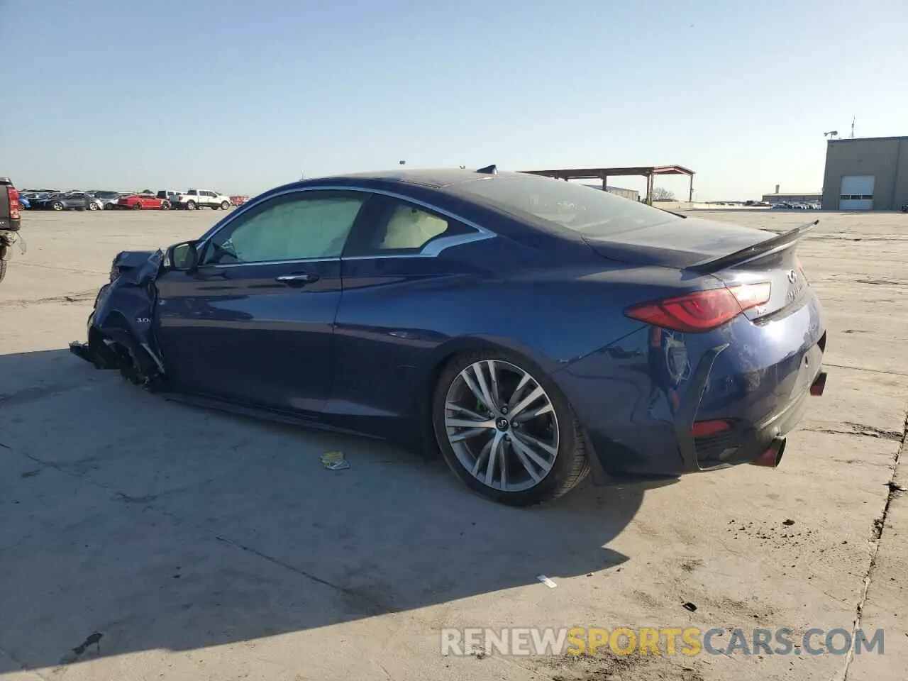 2 fotografías del automóvil dañado JN1EV7EL3KM291014 INFINITI Q60 2019