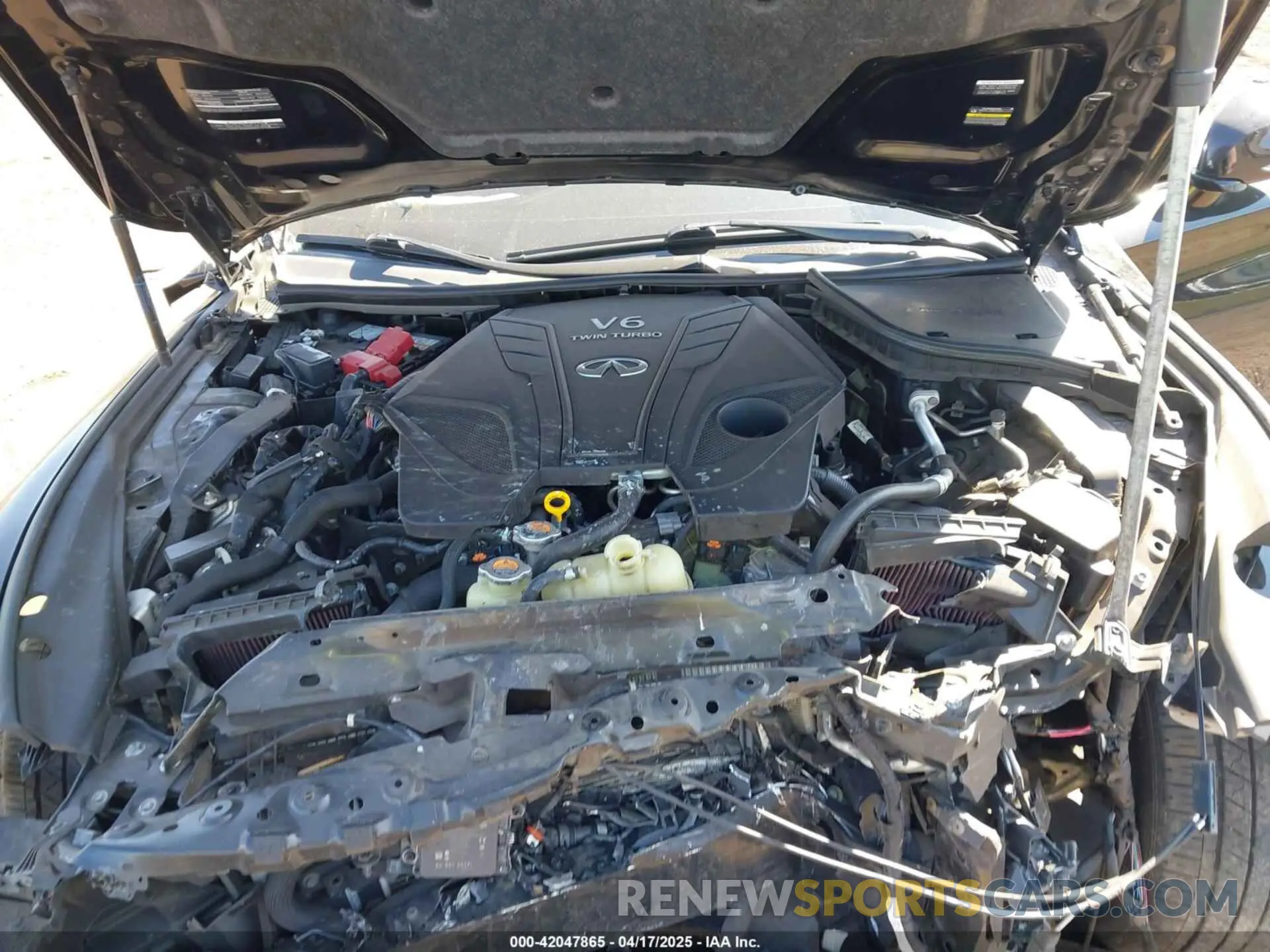 10 fotografías del automóvil dañado JN1EV7EL4KM290776 INFINITI Q60 2019