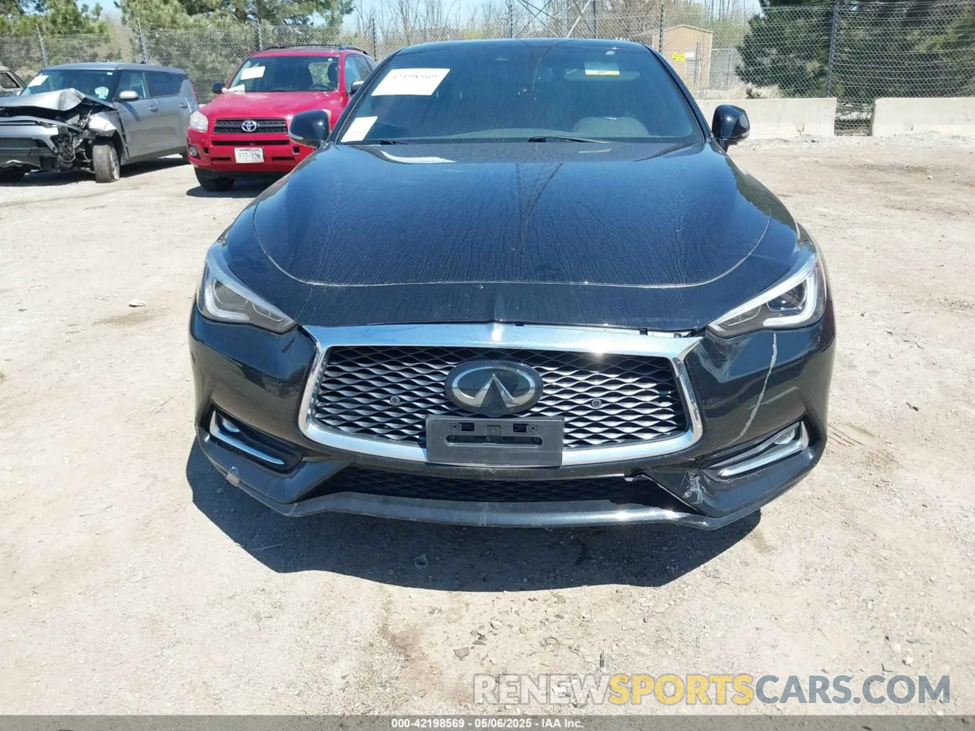 6 fotografías del automóvil dañado JN1EV7EL9KM290238 INFINITI Q60 2019