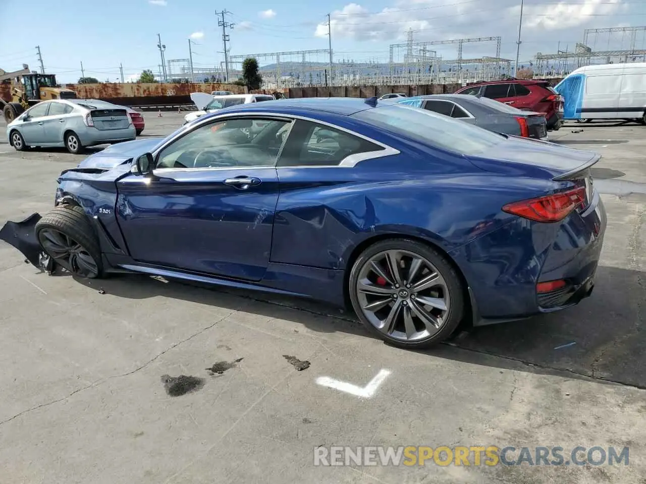 2 fotografías del automóvil dañado JN1FV7EK0KM360382 INFINITI Q60 2019