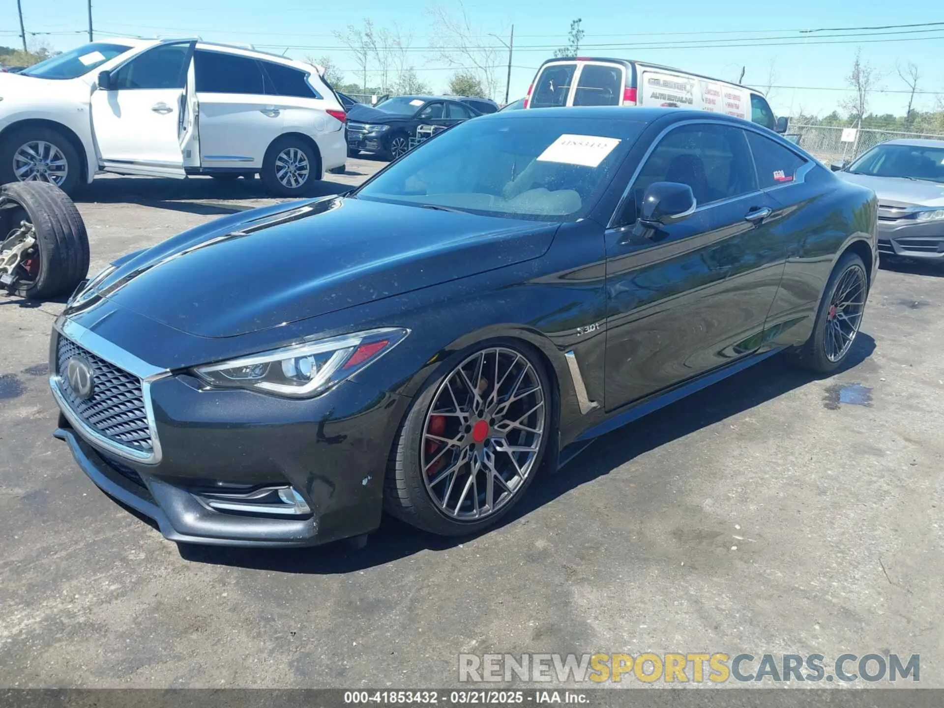 2 fotografías del automóvil dañado JN1FV7EK8KM360436 INFINITI Q60 2019