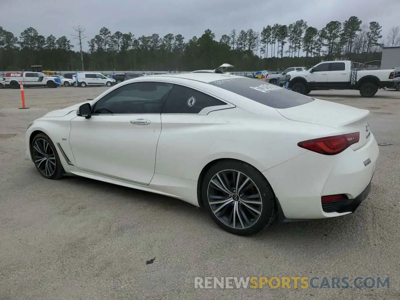 2 fotografías del automóvil dañado JN1EV7EK0LM340405 INFINITI Q60 2020