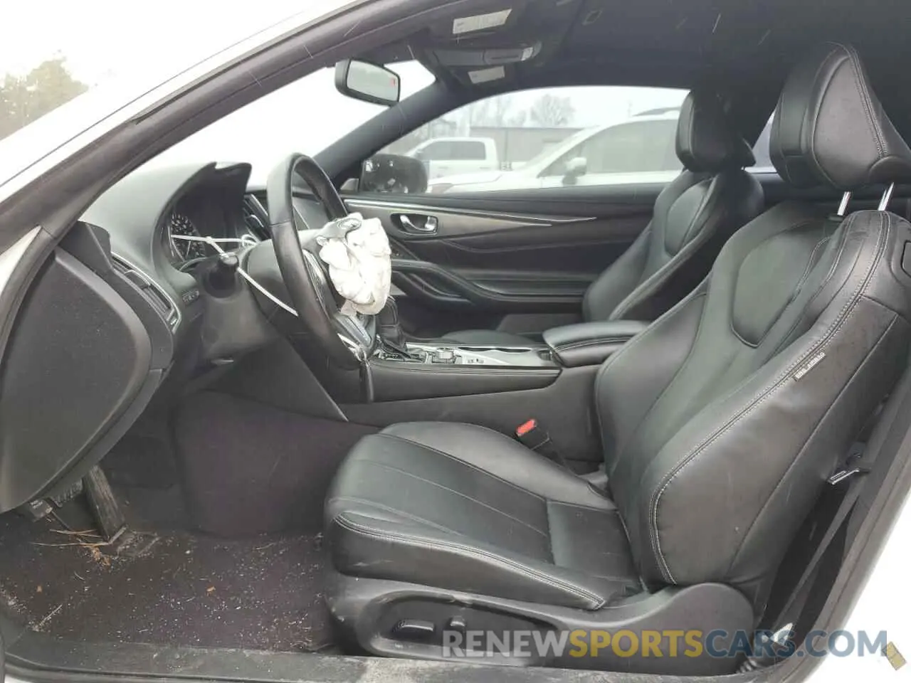 7 fotografías del automóvil dañado JN1EV7EK0LM340405 INFINITI Q60 2020