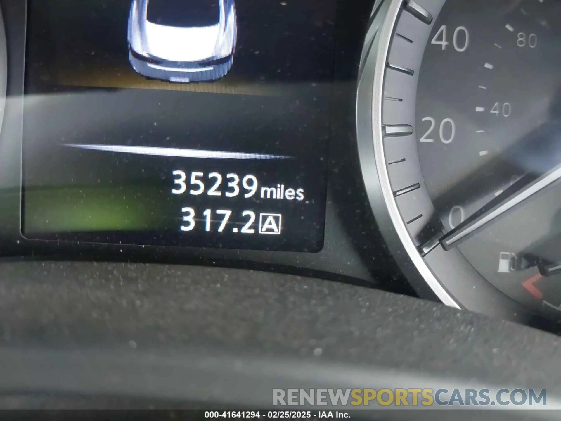 7 fotografías del automóvil dañado JN1EV7EK2LM340406 INFINITI Q60 2020