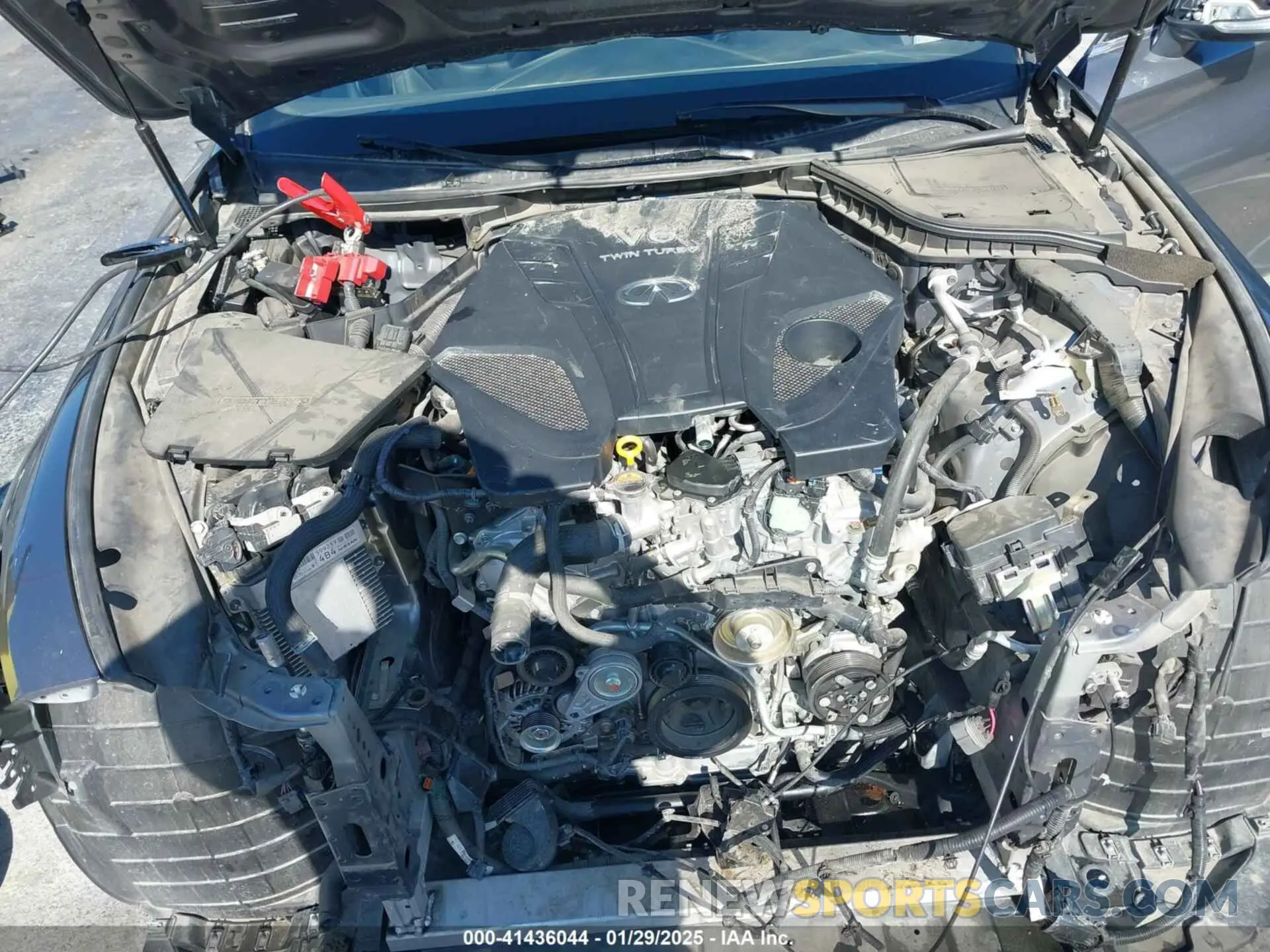 10 fotografías del automóvil dañado JN1EV7EK2LM341099 INFINITI Q60 2020