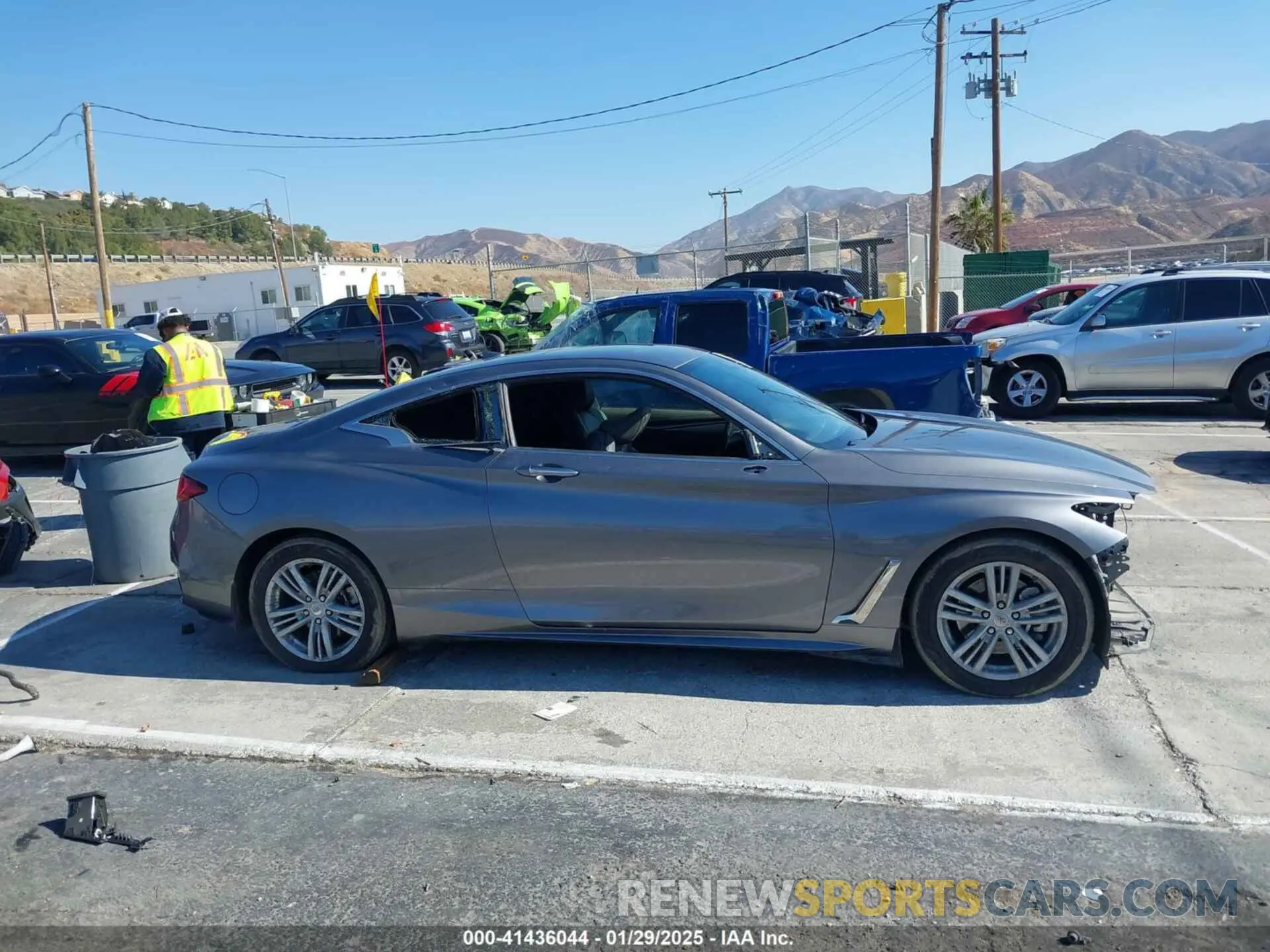 13 fotografías del automóvil dañado JN1EV7EK2LM341099 INFINITI Q60 2020