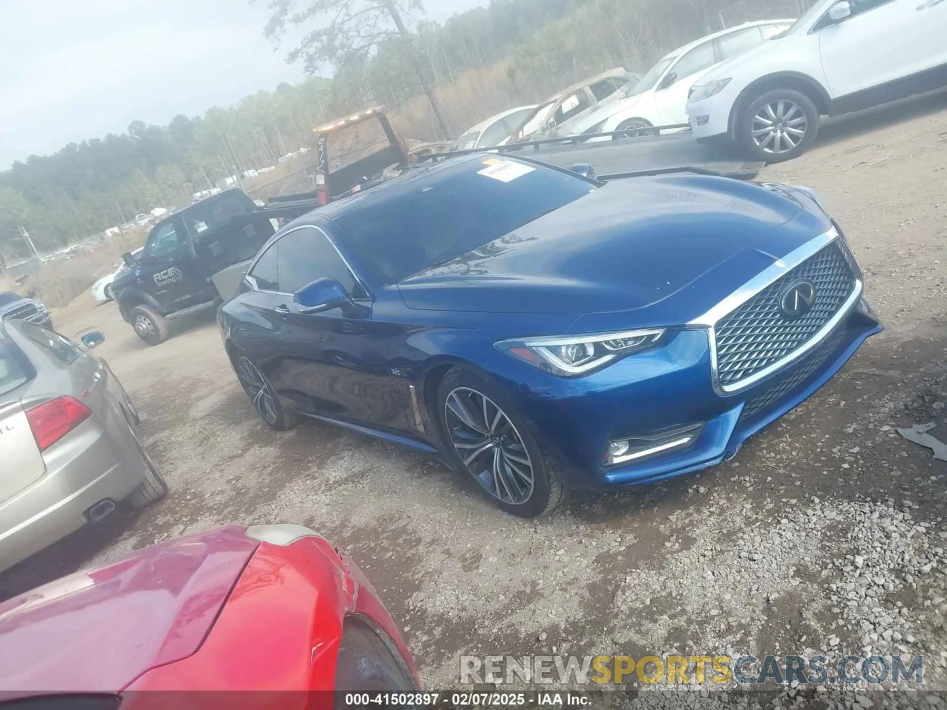 1 fotografías del automóvil dañado JN1EV7EK3LM340057 INFINITI Q60 2020