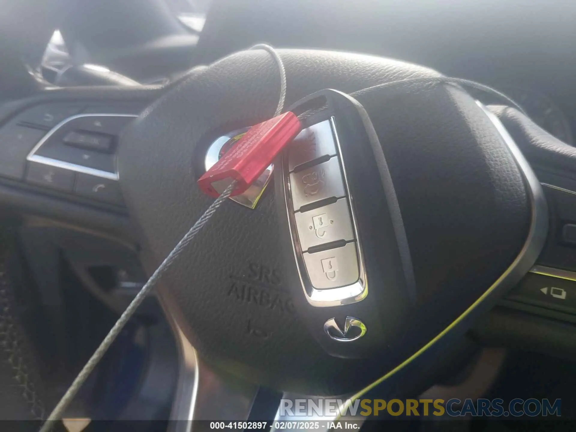 11 fotografías del automóvil dañado JN1EV7EK3LM340057 INFINITI Q60 2020