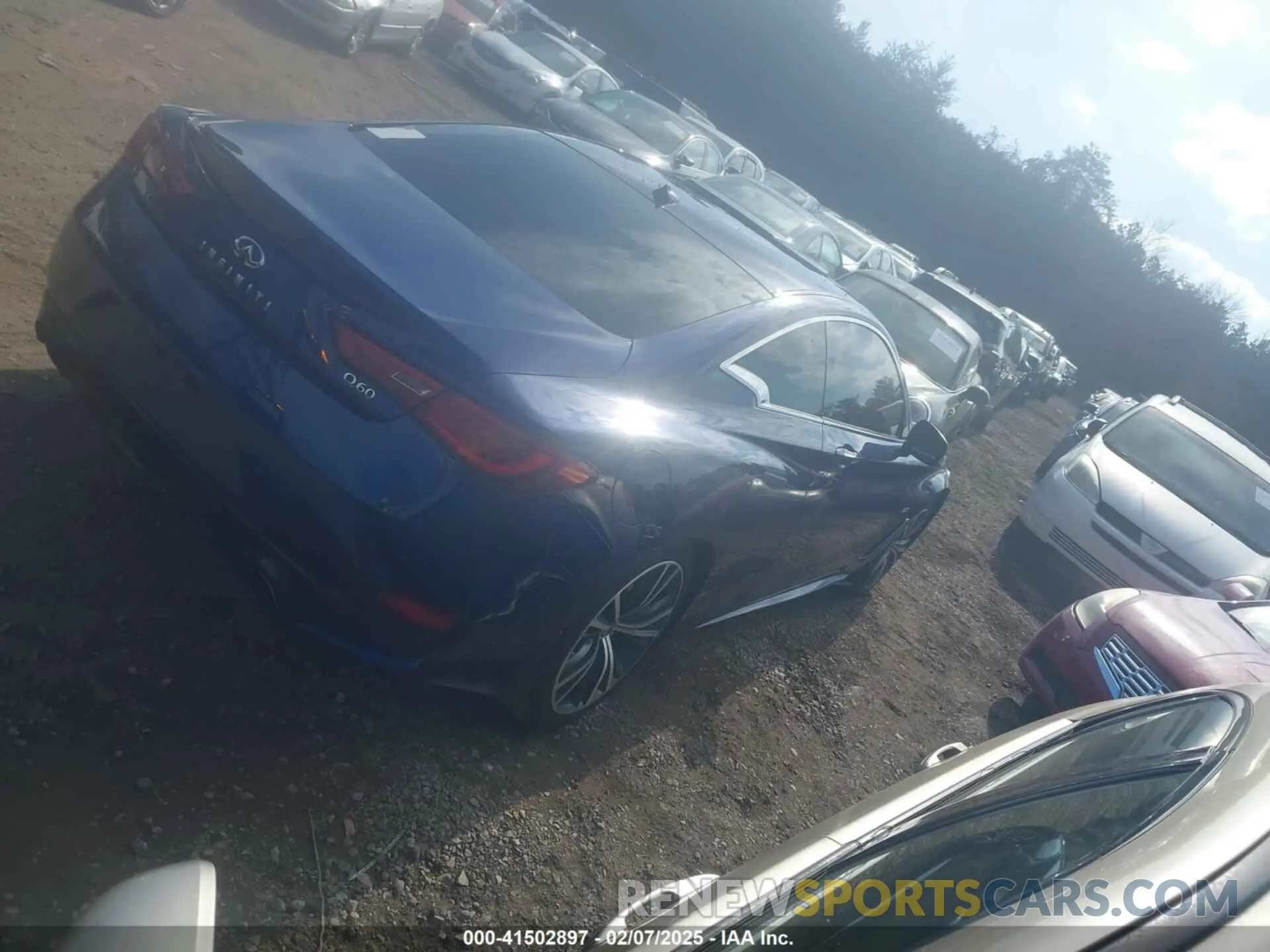13 fotografías del automóvil dañado JN1EV7EK3LM340057 INFINITI Q60 2020