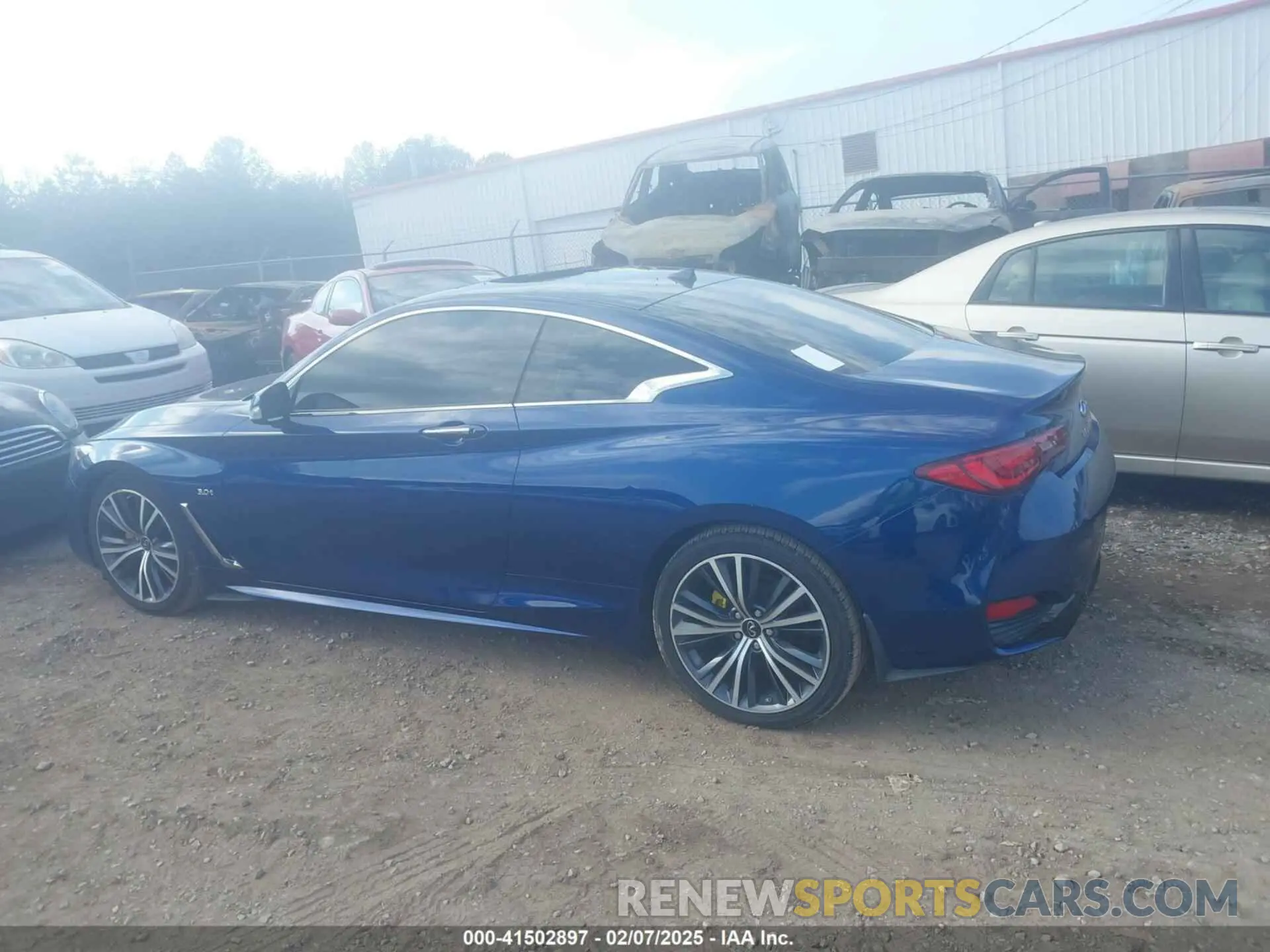 14 fotografías del automóvil dañado JN1EV7EK3LM340057 INFINITI Q60 2020