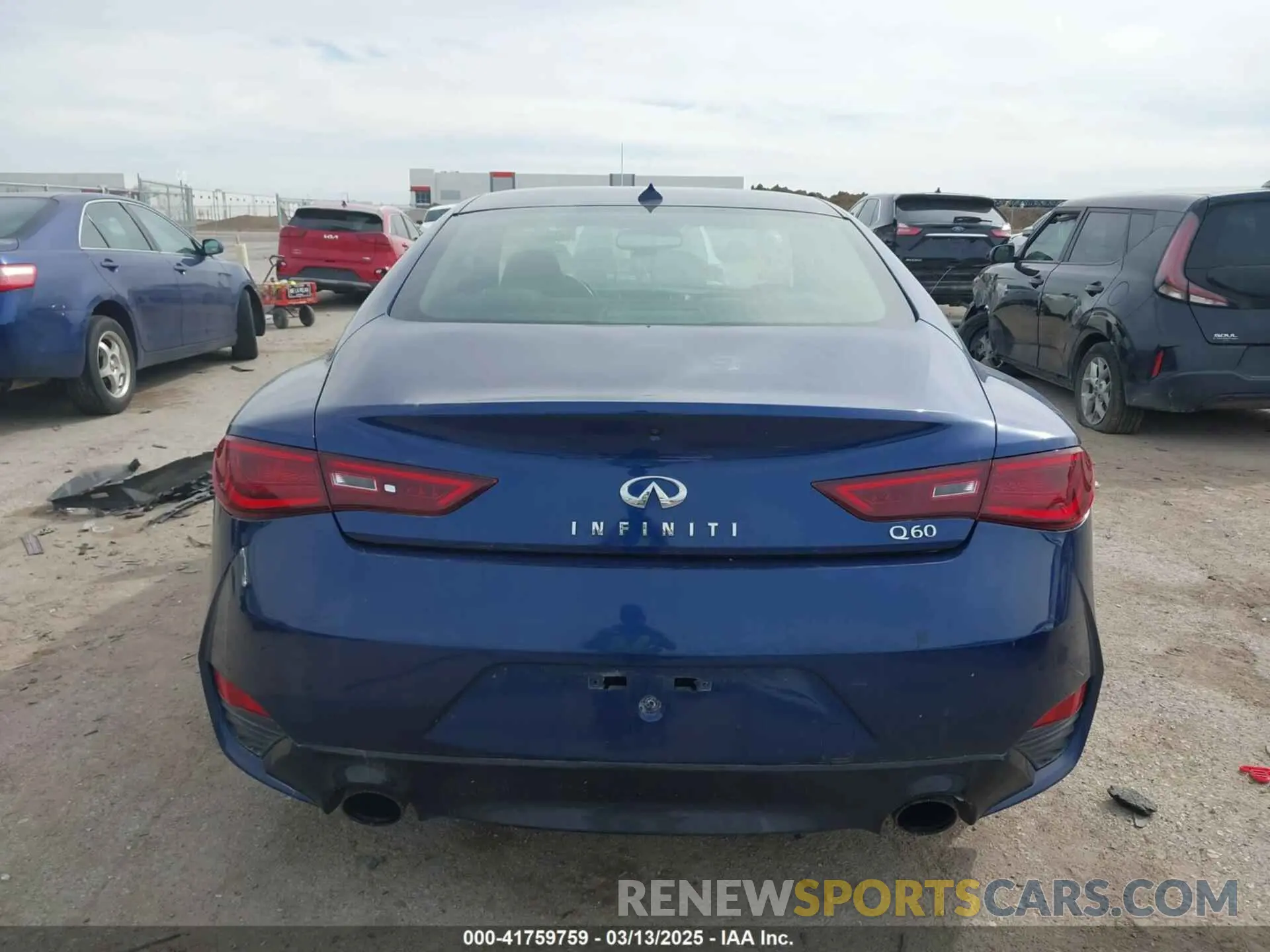 17 fotografías del automóvil dañado JN1EV7EK3LM340091 INFINITI Q60 2020