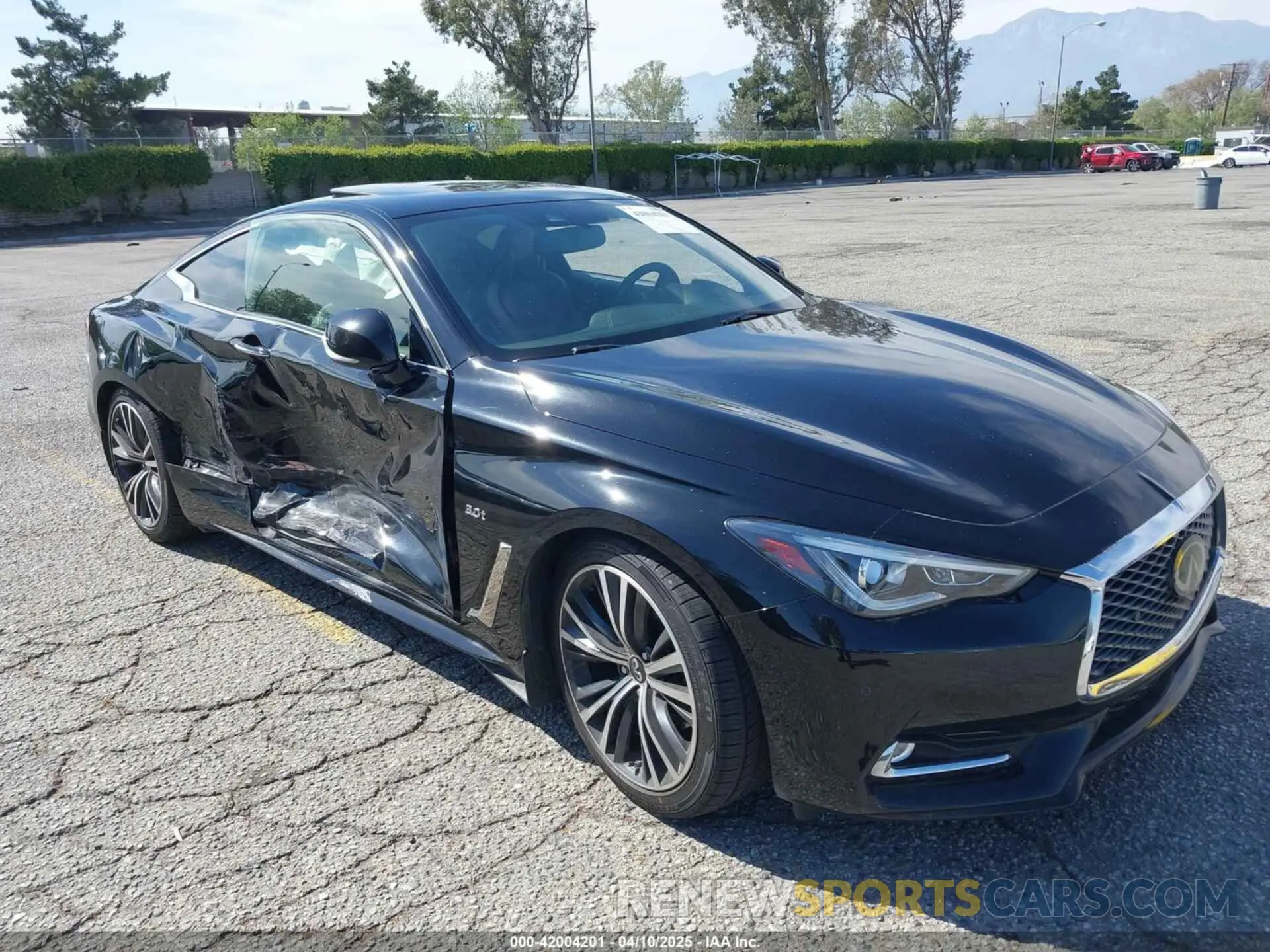 1 fotografías del automóvil dañado JN1EV7EK6LM340201 INFINITI Q60 2020