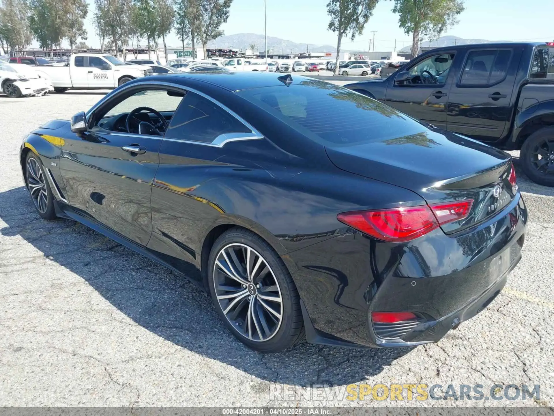 3 fotografías del automóvil dañado JN1EV7EK6LM340201 INFINITI Q60 2020