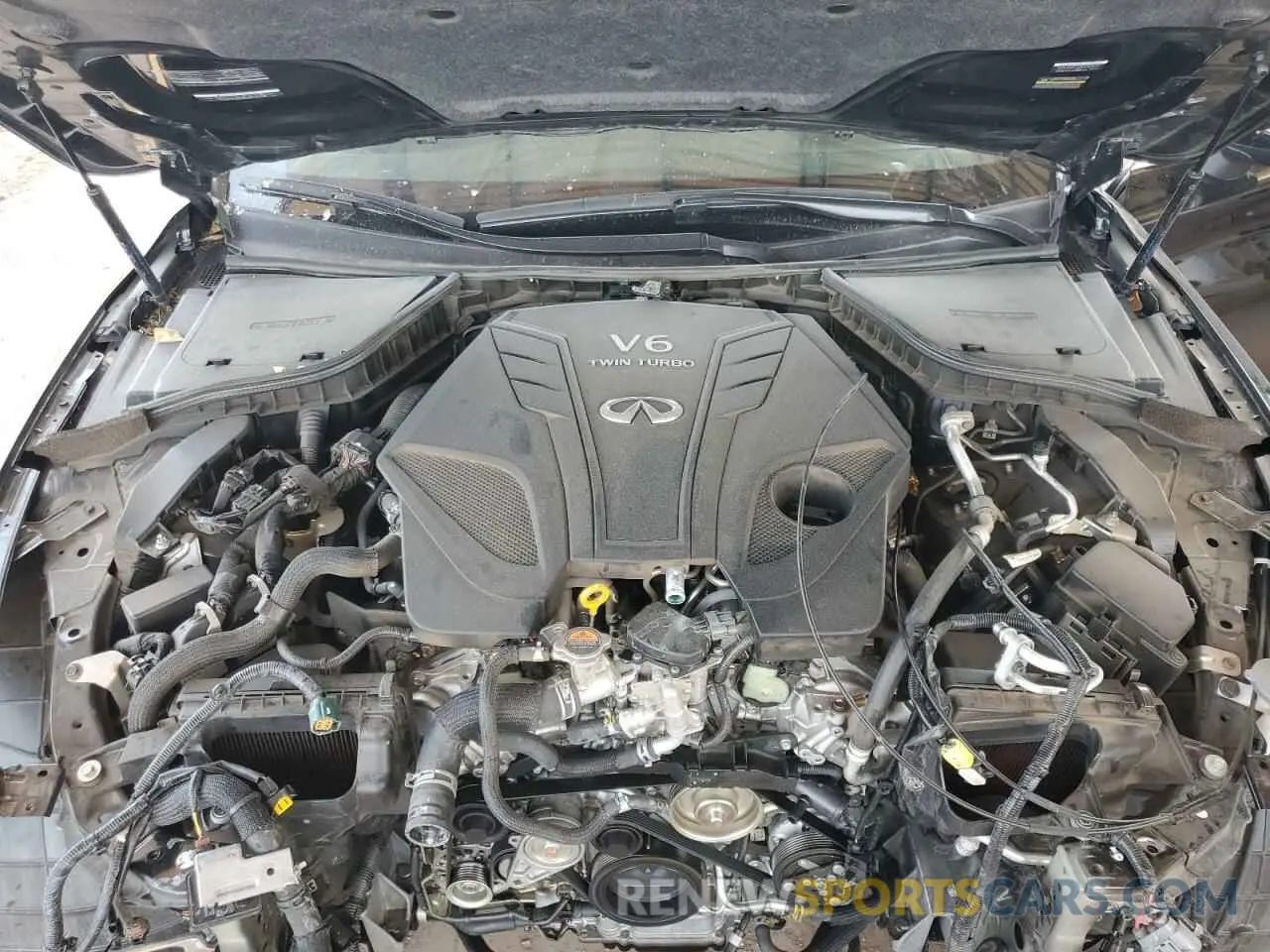 11 fotografías del automóvil dañado JN1EV7EK6LM340764 INFINITI Q60 2020