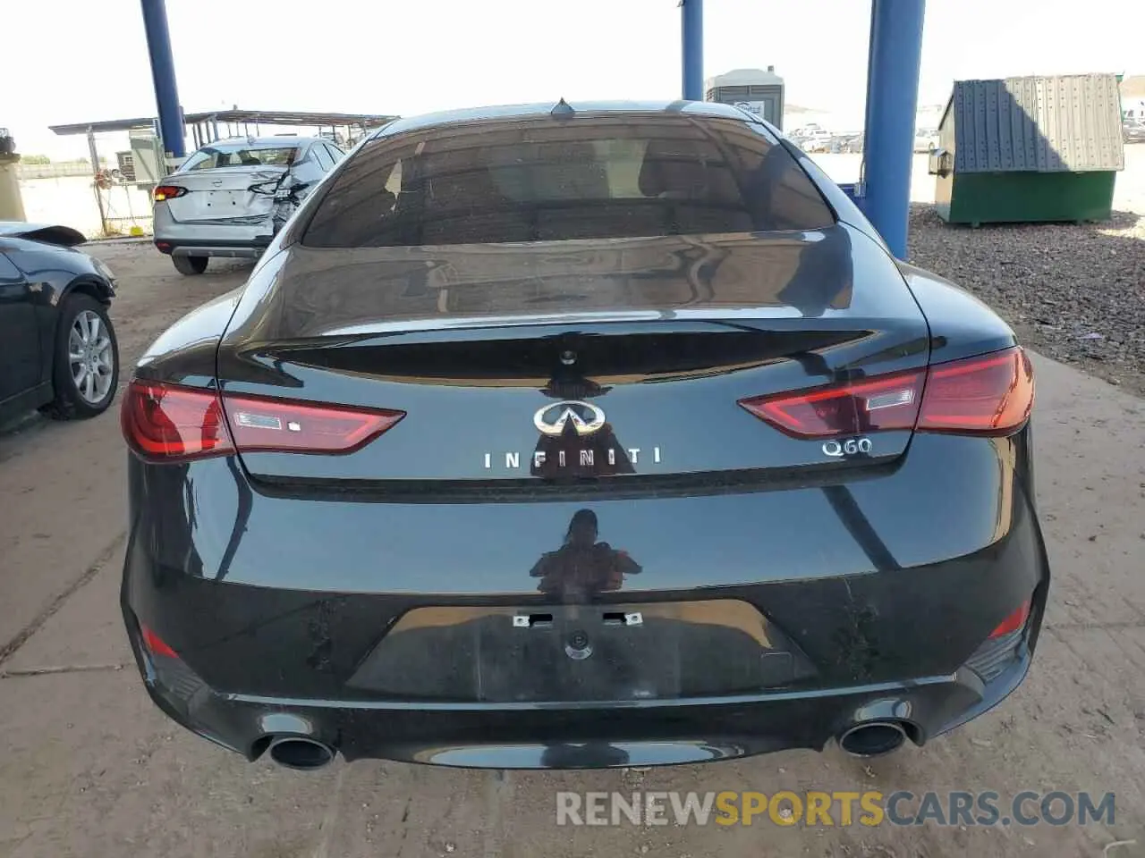 6 fotografías del automóvil dañado JN1EV7EK6LM340764 INFINITI Q60 2020