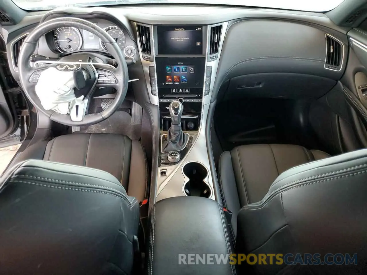 8 fotografías del automóvil dañado JN1EV7EK6LM340764 INFINITI Q60 2020