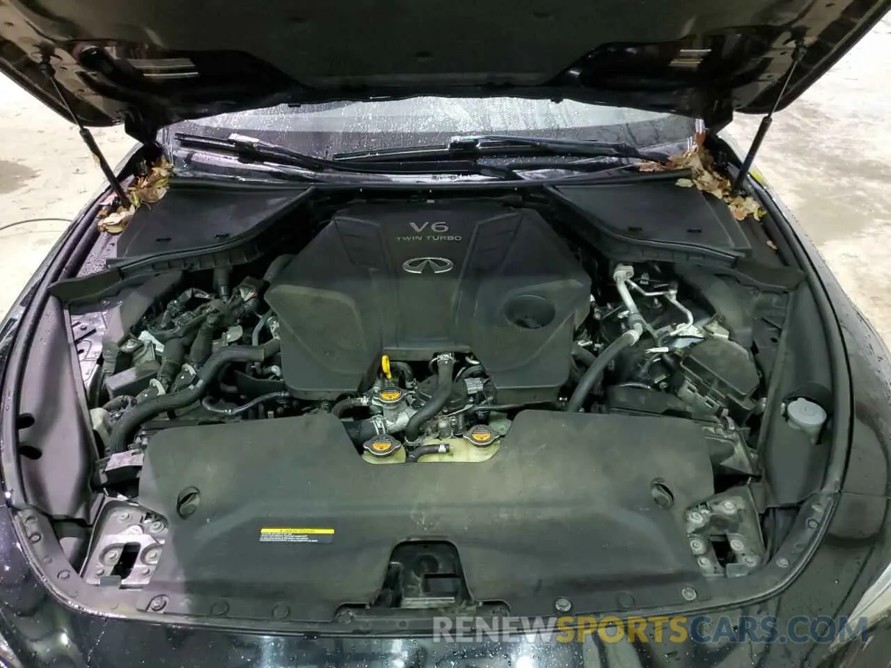 11 fotografías del automóvil dañado JN1EV7EL2LM380140 INFINITI Q60 2020