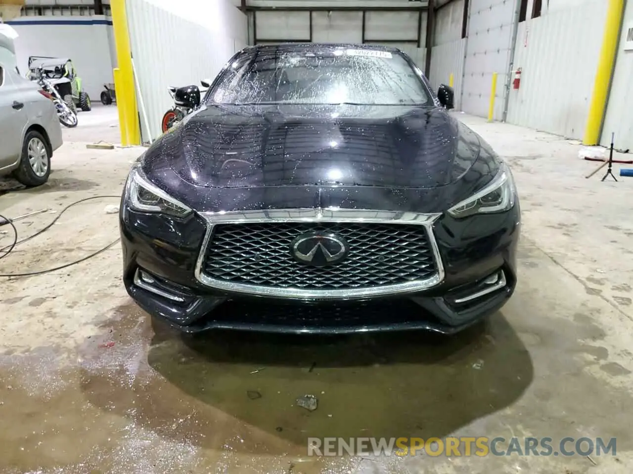 5 fotografías del automóvil dañado JN1EV7EL2LM380140 INFINITI Q60 2020