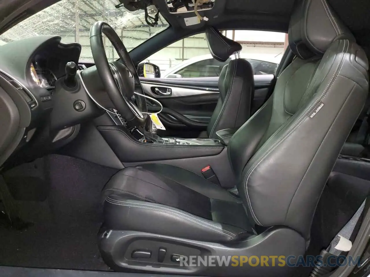 7 fotografías del automóvil dañado JN1EV7EL2LM380140 INFINITI Q60 2020